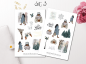 Preview: Girls Winter Sticker Set